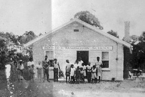 Booker T. Washington School on U. S. 19 at Ridge Road