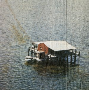 A stilt house